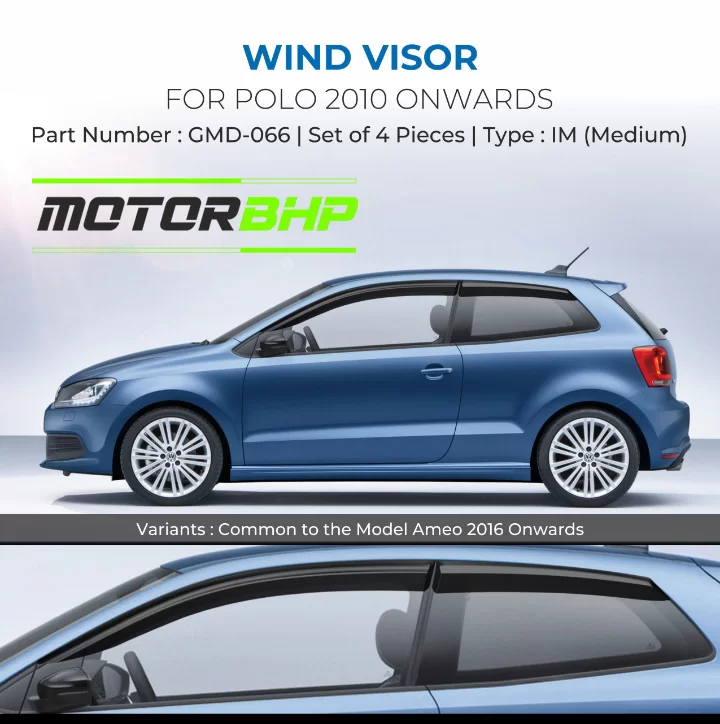 Vw polo window on sale rain guard